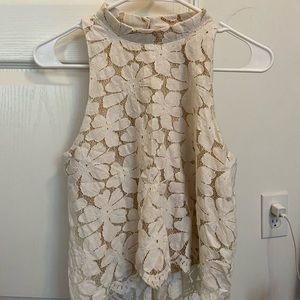 floral tank top
